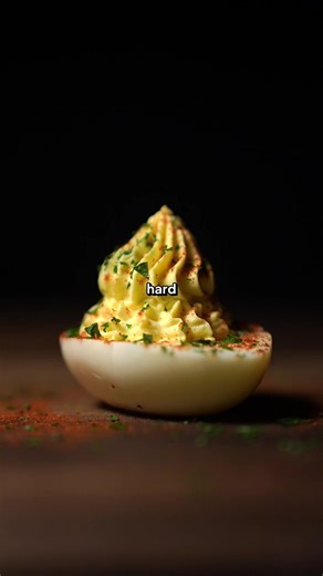 Get over 80 macro-friendly recipes at my 🔗 in bio 40 Calories | 3.5gP | 0.8gC | 2.4gF per one Half Egg (Makes 24) Ingredients: - 12 large eggs (I used pre-boiled) - 1/2 cup of non-fat plain greek yogurt - 1 tbsp Dijon Mustard (yellow mustard is also fine) - A splash of vinegar or lemon juice - Salt & pepper to taste - Paprika and chives to garnish Instructions: 1. Boil the eggs: Personally I would just buy them boiled, however here is how you do it: Place your eggs in a saucepan, cover them wit