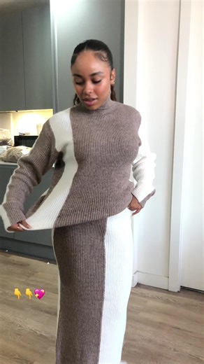 Stylish 2-Piece Stretch Sweater Set Review