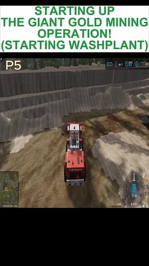 P5_STARTING UP THE GIANT GOLD MINING OPERATION! (STARTING WASHPLANT) - FARMING SIMULATOR 22 #farming #farmingsimulator22 #fs22