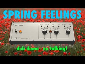 Behringer SPRING Reverb & Friends - demo no talking!