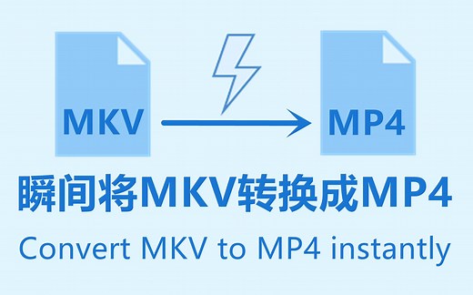 【Loise】教你如何瞬间将MKV文件转换成MP4！超简单！
