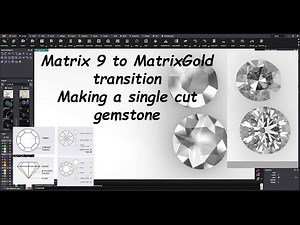 MatrixGold Single Cut Gemstone