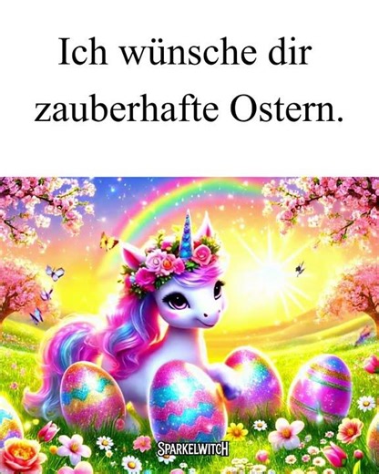 Ich wünsche dir zauberhafte Ostern - Sparkelwitch