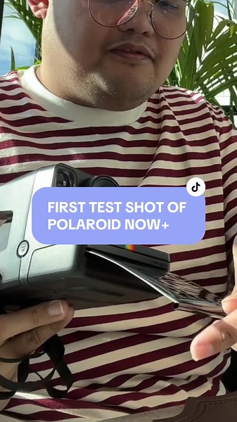 First Test Shot of Polaroid Now 📸 Photography Film Instant Camera