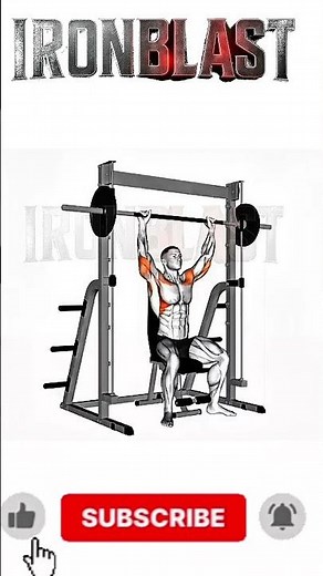 Smith Machine Shoulder Press | Build Strength & Size | IronBlastX