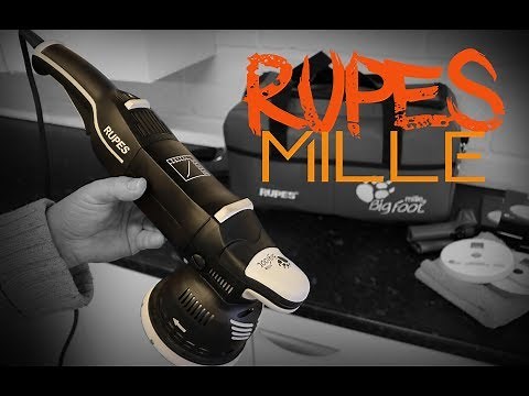 RUPES Mille LK900E Bigfoot Machine Polisher Review Demo