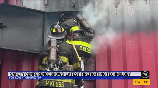 Safety conference shows latest firefighting tech