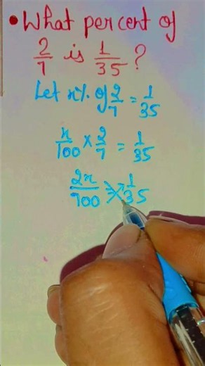 Find the percent % #maths #mathstricks #mathematics
