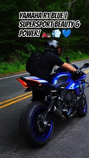 Yamaha R1 Blue | Supersport Beauty & Power! 🏍️💨💙
