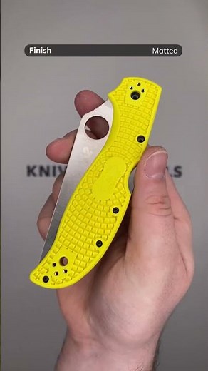 Spyderco Stretch 2 XL Salt H 2 C258SYL Yellow FRN serrated pocket knife