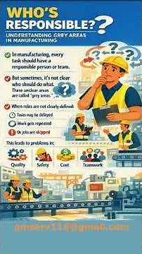 What are grey areas in manufacturing? #quality #productivity #leansixsigma #AI