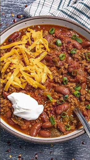 The BEST Classic Chili Recipe Ever