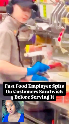 Fast Food Worker Spits On Customer Burger Before Serving It #fyp #fastfood #nasty #yafavoriteunclejmtruth #jamesmccain | James McCain