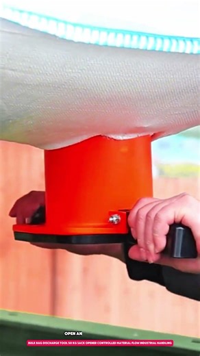 Bulk Bag Discharge Tool 50 kg Sack Opener Controlled Material Flow Industrial Handling