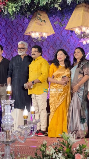 എംജി ശ്രീകുമാറും ഭാര്യയും ബ്ലസിയുടെ മകന്റെ വിവാഹ റിസപ്ഷനിൽ 👏😘blessy son wedding