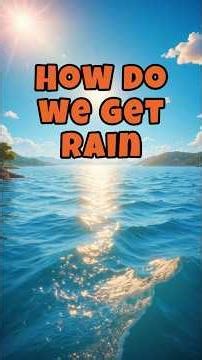 How do we get rain🤔