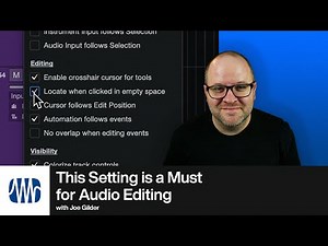 This Setting is a MUST for Audio Editing in Studio One | PreSonus