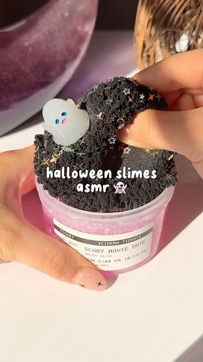 Momo Slimes Official on Instagram: "volume up for halloween slime asmr 𖥔 ݁ ˖🕸️🕷.𖥔 ݁ ˖ which one is your fav?"