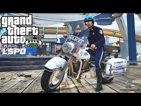 LSPDFR #570 - NYPD BIKE PATROL (GTA 5 REAL LIFE POLICE PC MOD)