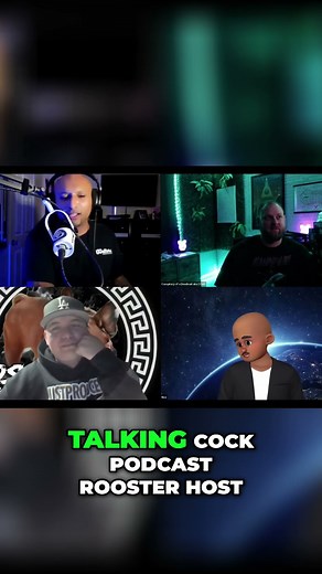 Meet The Talking Cock: Podcast's Hilarious New Co-Host! #shorts