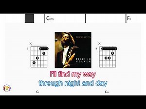 ERIC CLAPTON - Tears in heaven | Scrolling Guitar Chords & Lyrics