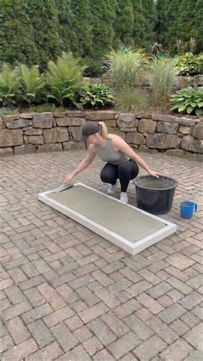 Amazing DIY Concrete Planter Box Using Egg Trays #diy #cement #garden #planter #oddlysatisfying