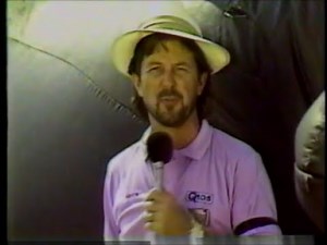 Q105's Cleveland Wheeler, Terrence McKeever, Mason Dixon on WTOG 44 - 1987