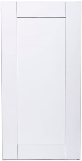 White Kitchen Pantry 1 Door with Shelf and 1 Drawer 15" W X 30" H