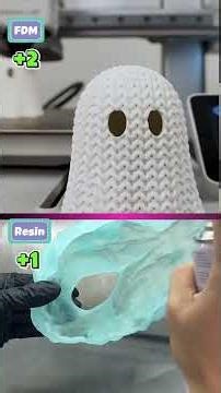 Comparing 3D Resin and FDM Printing #3dprinting #ie3d #meme3d