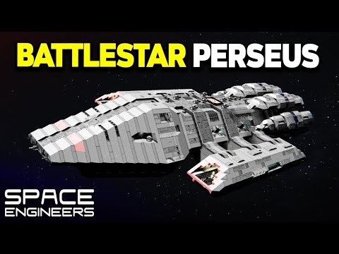 EPIC Battlestar Perseus Mercury-class - Space Engineers