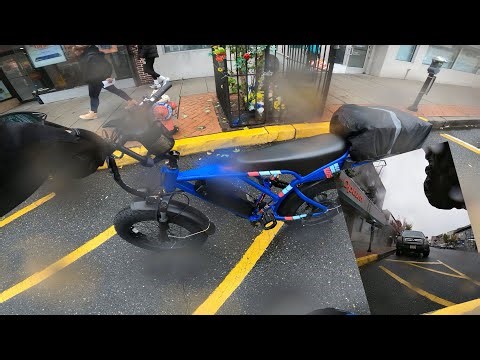 got the double battery setup done on new e-bike. a test ride