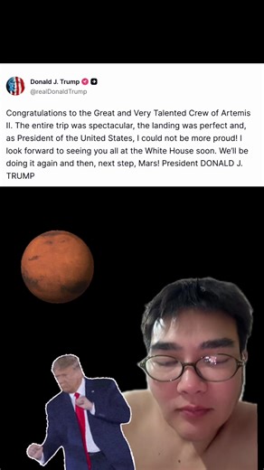 #ข่าวtiktok #สหรัฐอเมริกา #ทรัมป์ #ดวงจันทร์ #ดาวอังคาร