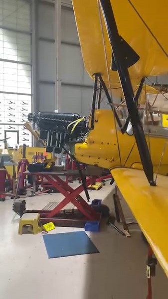 7.1K views · 584 reactions | Tiger Moth #4319 is receiving some in depth engine and main landing gear maintenance in the off season. This is one of three Tiger Moths that we operate. | Canadian Warplane Heritage Museum | Facebook