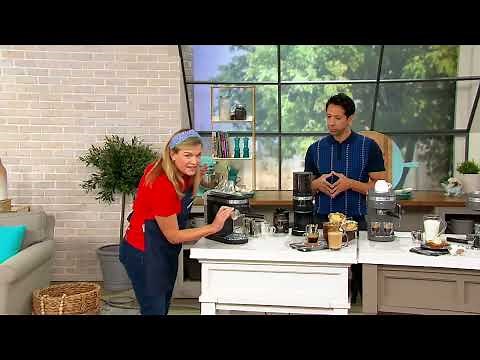 KitchenAid Semi Automatic Espresso Maker with Attached Steam Wand on QVC