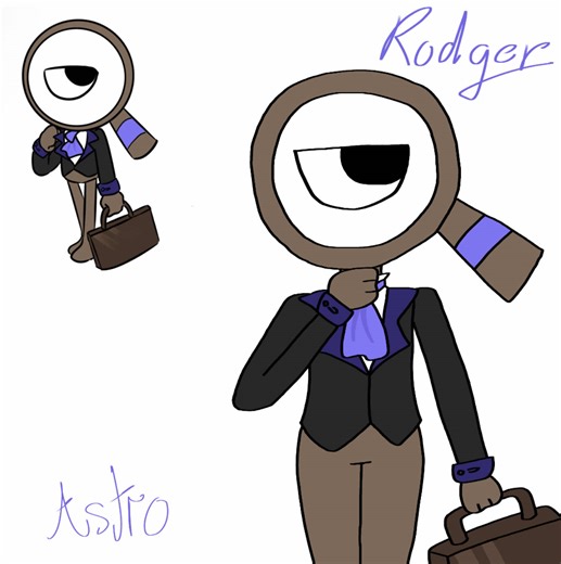 Drawing Rodger in Dandy's World Toons