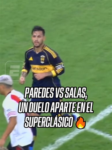 River vs Boca: Paredes y Salas chocaron fuerte