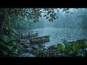 Relaxing Rain Sounds in the Forest 🌧️ Fall Asleep in 5 Minutes with Healing White Noise ASMR