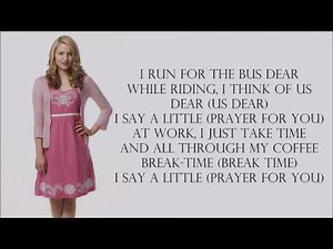 Glee 1x02 - I Say a Little Prayer [with lyrics]