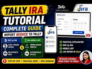 Tally IRA Complete Tutorial | DOC by IRA + Tally IRA Mobile App | Live Practical Demo