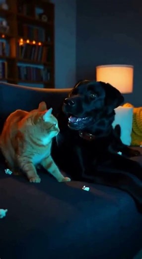 Cat & Dog Watch Horror Movie – Jump Scare Makes Them LOSE IT! 😱😂 Popcorn Explosion!