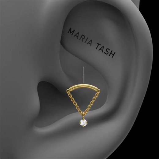 Subtle statements, maximum impact. Explore our hidden piercing placements | MARIA TASH