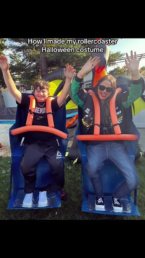 If i can make this costume - anyone can. 😂 #rollercoaster #rollercoastercostume #diy #halloween #halloweencostume