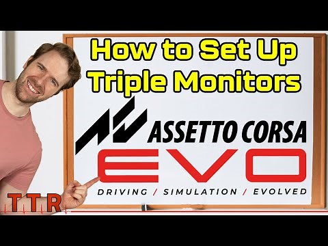 Assetto Corsa EVO - How to Perfectly Set Up Triple Monitors