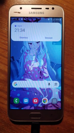 Samsung Galaxy J3 Pro 2017 alarm! #shorts