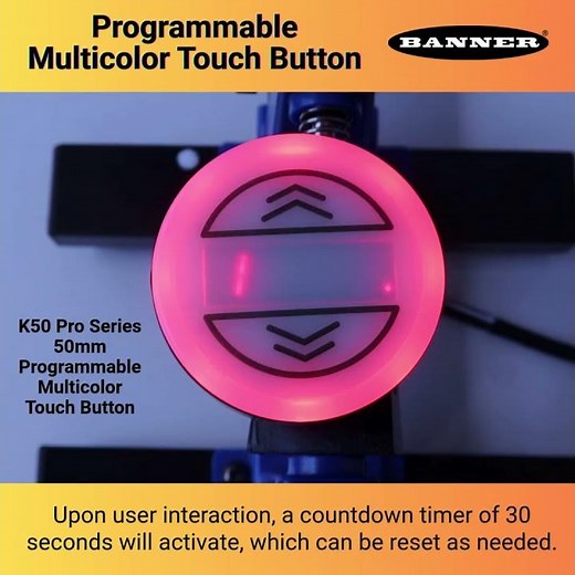 Programmable Multi-color Touch Button #automation #smartdisplay