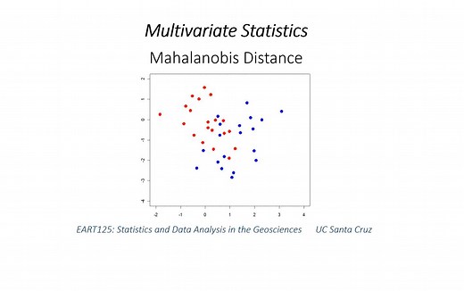【中字】Mahalanobis distance马氏距离简介