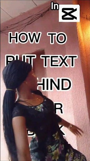 Text behind you in Capcut Tutorial(New and Easy way) 2025