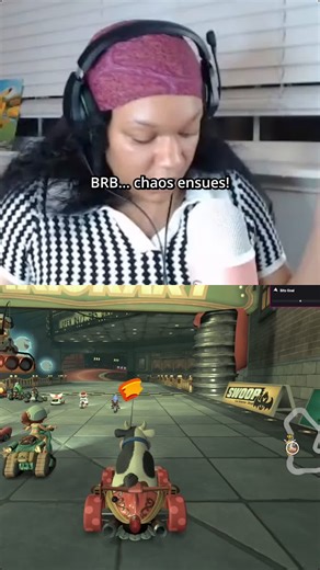 🤣 Epic streamer fail! Audio and video issues a bathroom break. It's still embarrassing when you only have 2 viewers lol #Bloopers #Streamer #twitch #blackgirl #mariokart Follow me on Twitch @ daeyunique 👾