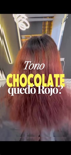 Corregir el color chocolate rojizo en el cabello