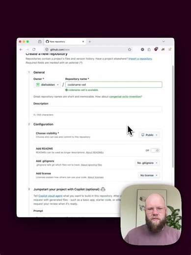 E13 — Create a GitHub repo | Codename: Veil